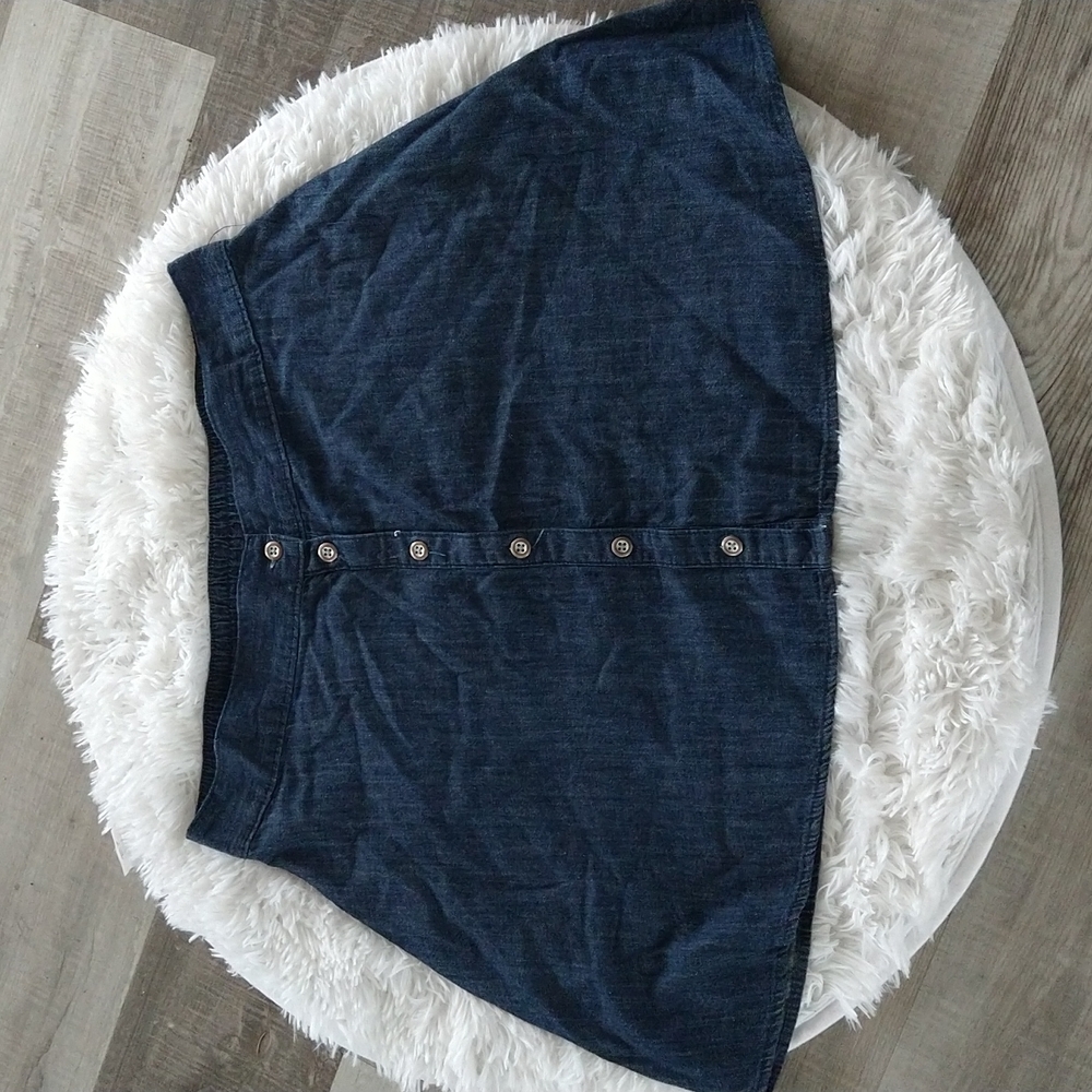 Merona Dark Blue A-Line Skirt